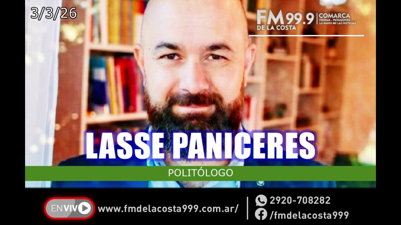 Lasse Paniceres - FM DE LA COSTA 99.9 - 3/3/26