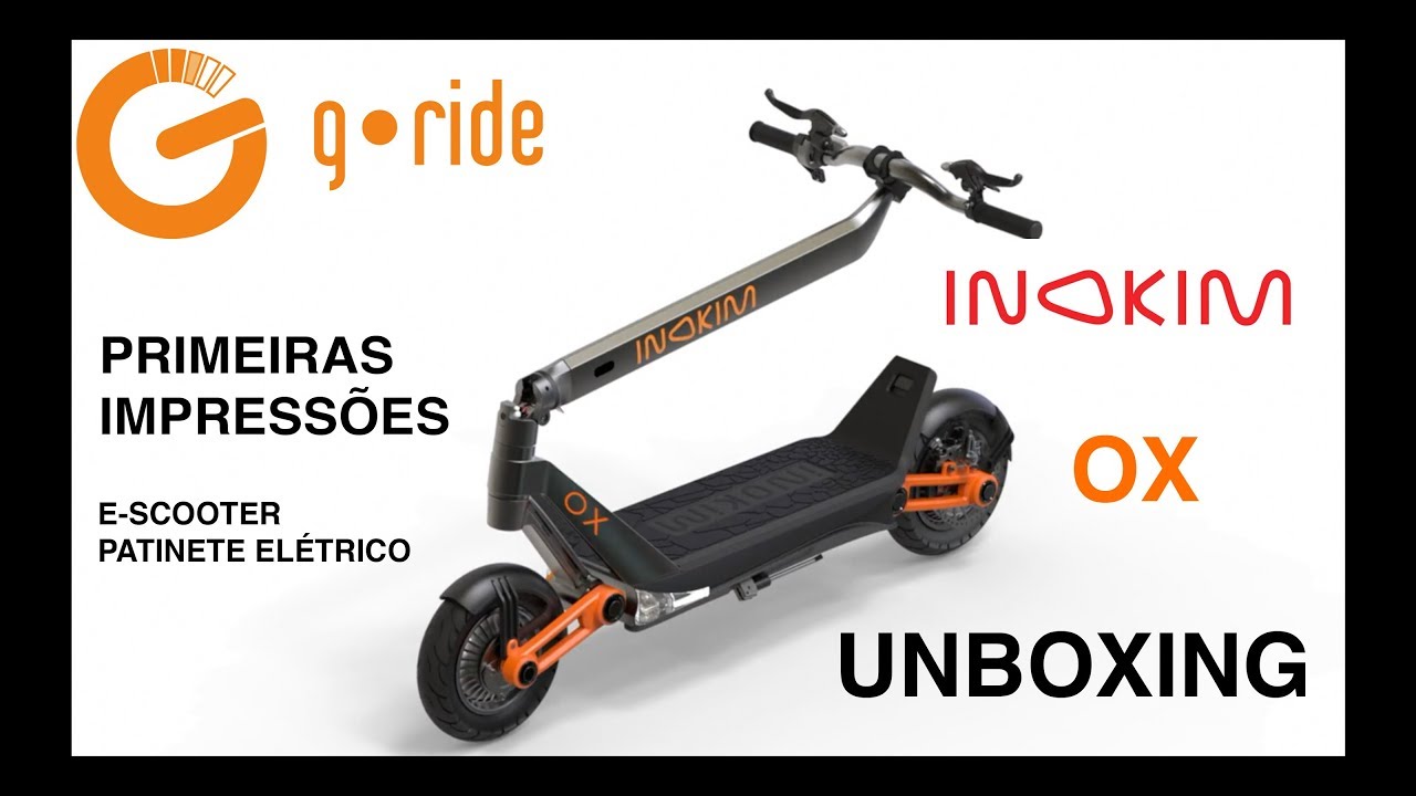 INOKIM OX - Incrível Patinete Elétrico (e-scooter) - Review / unboxing