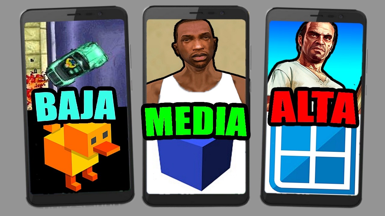 TODOS los GTA para EMULAR en TU CELULAR ANDROID (Según tu GAMA)