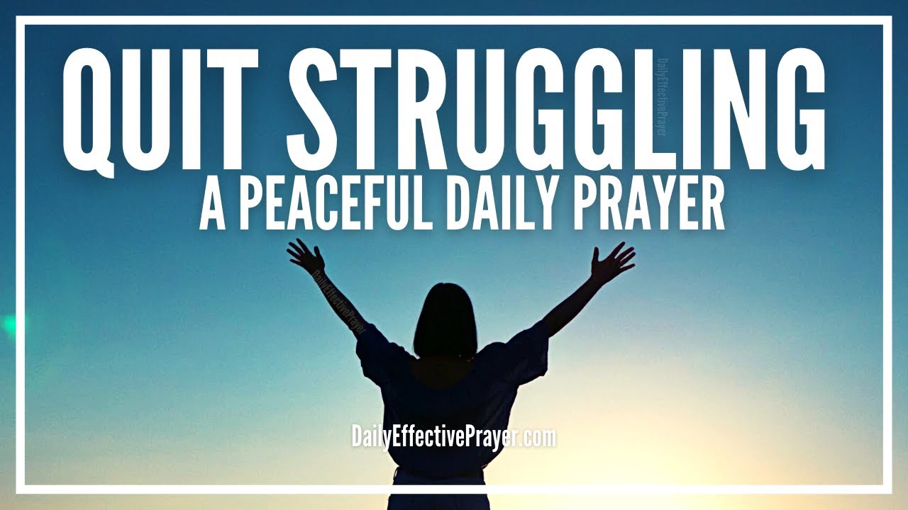 Prayer To Quit Struggling & Rest In What Christ Has Done | Who You Are In Christ