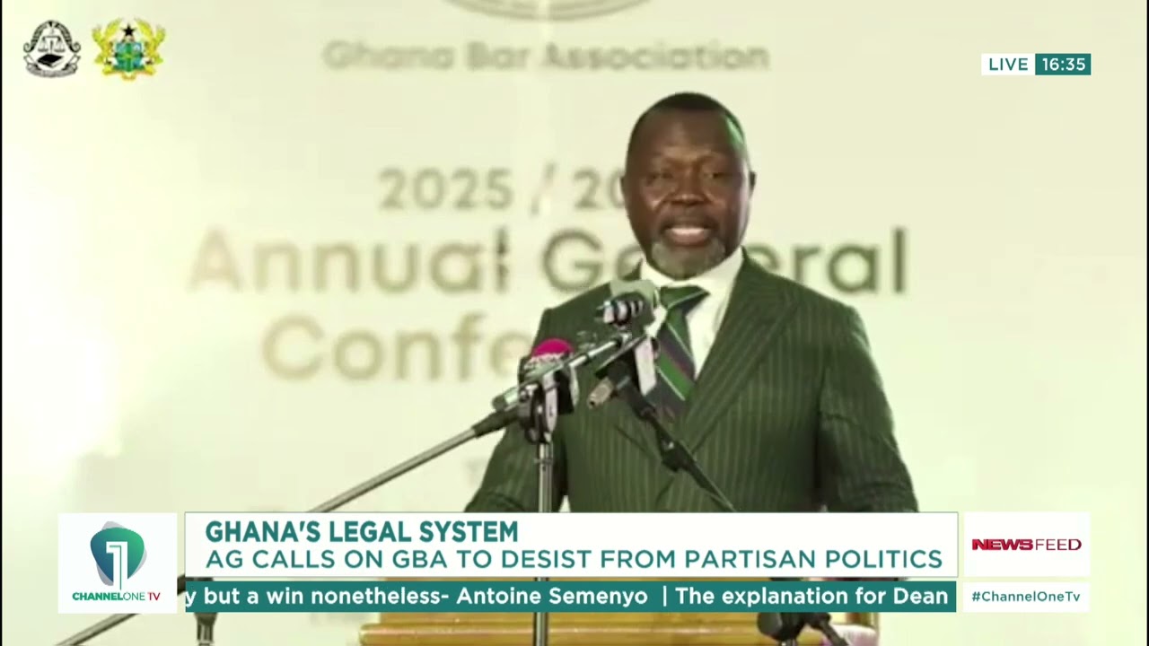 AG Urges Ghana Bar Association to Stay Away from Partisan Politics