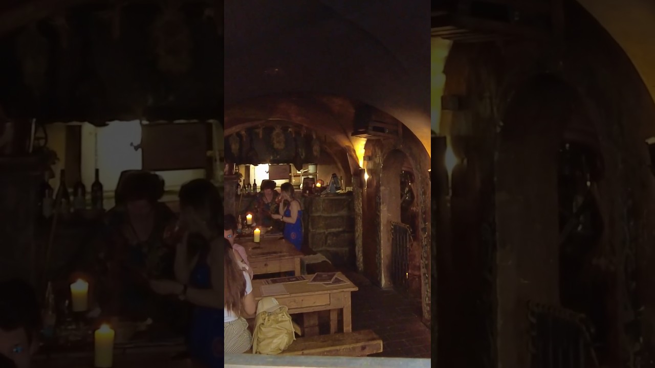 The OLDEST PUB in Prague 🇨🇿🍺 #shorts #prague #medieval