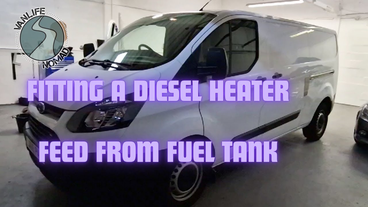How to fit a Chinese Diesel Heater under seat Ford Transit Custom Camper van build
