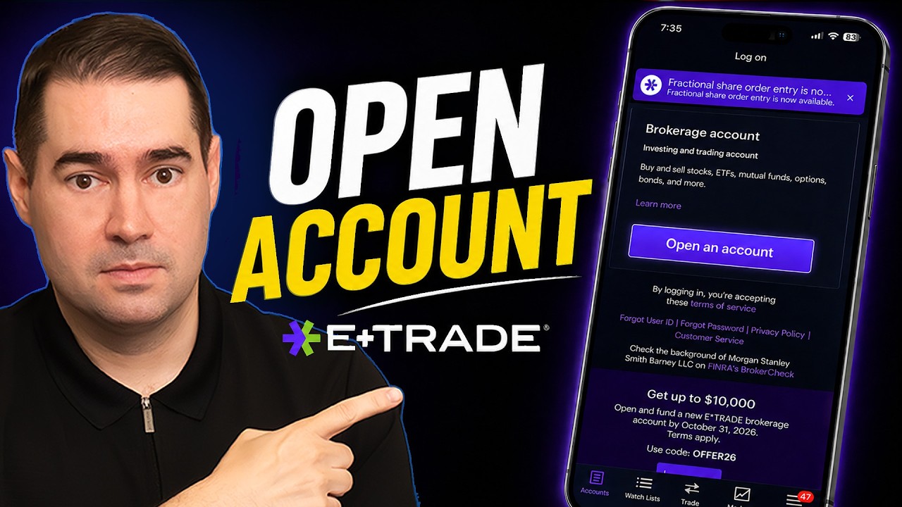 Как открыть счет в E*TRADE