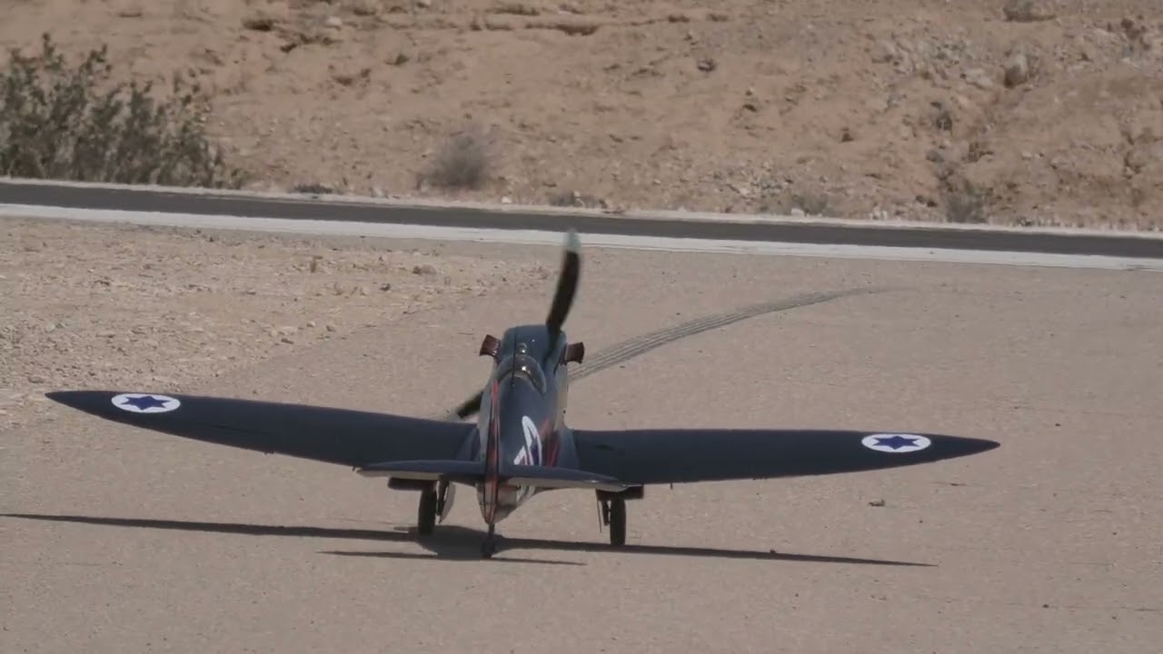 the black spitfire carf with kolm 155 engine