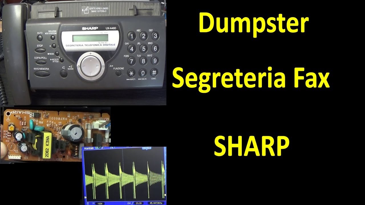 0380: Teardown Fax Segreteria telefonica Sharp