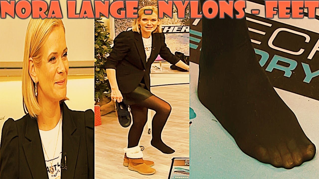 Nora Lange FullHD Nylons Pantyhose Feet Collant Strumpfhose on QVC Style