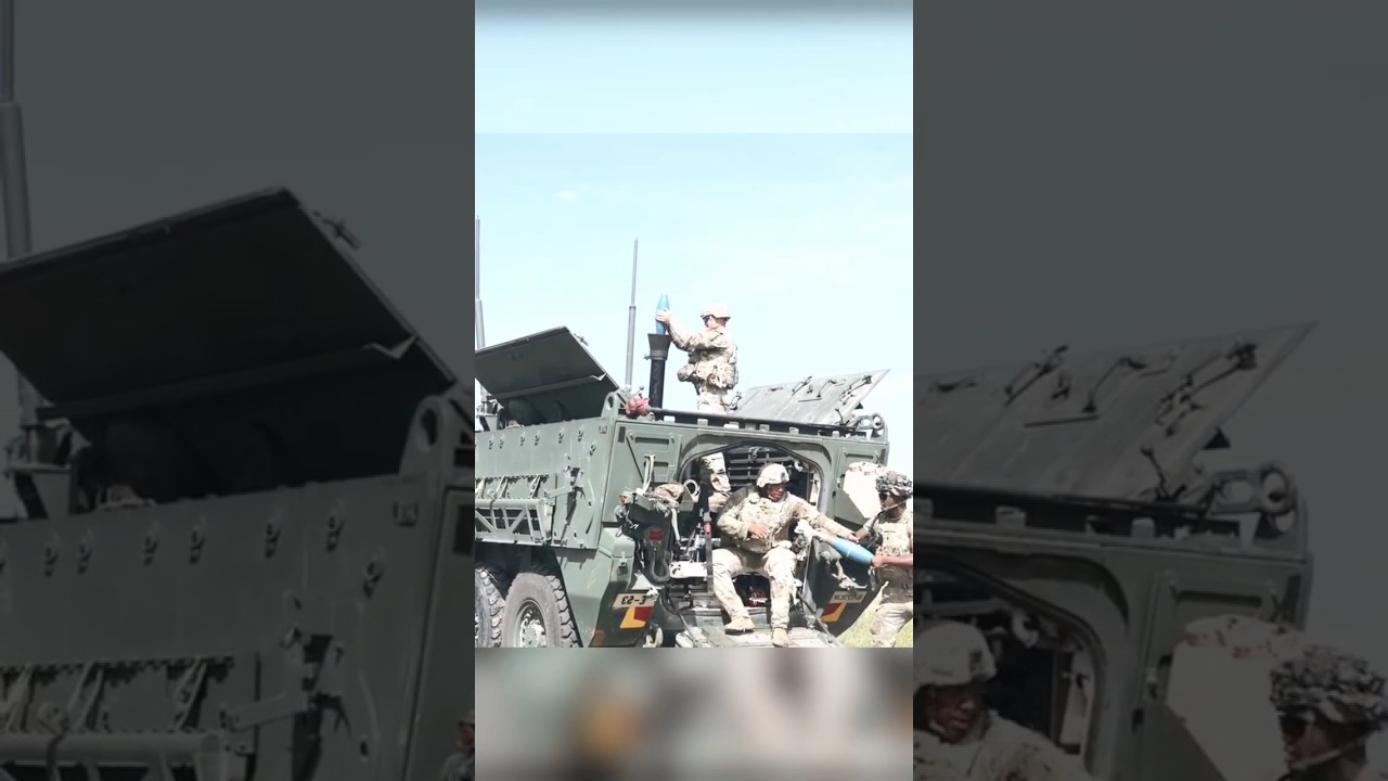 😱 UNREAL ACCURACY! Moving Mortar Demolishes Target With Extreme Precision! 🚀 #Shorts