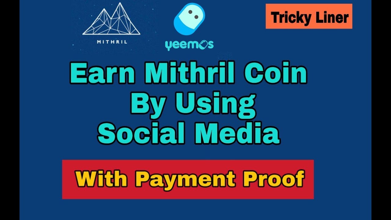 সোশ্যাল মিডিয়া ইউজ করে Mithril কয়েন আর্ন করুন With Payment Proof ||Tricky Liner||