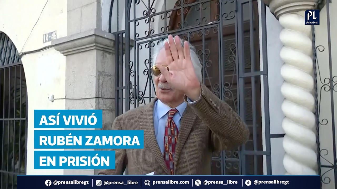 “Es como estar muerto”: José Rubén Zamora relata cómo ha vivido en la cárcel