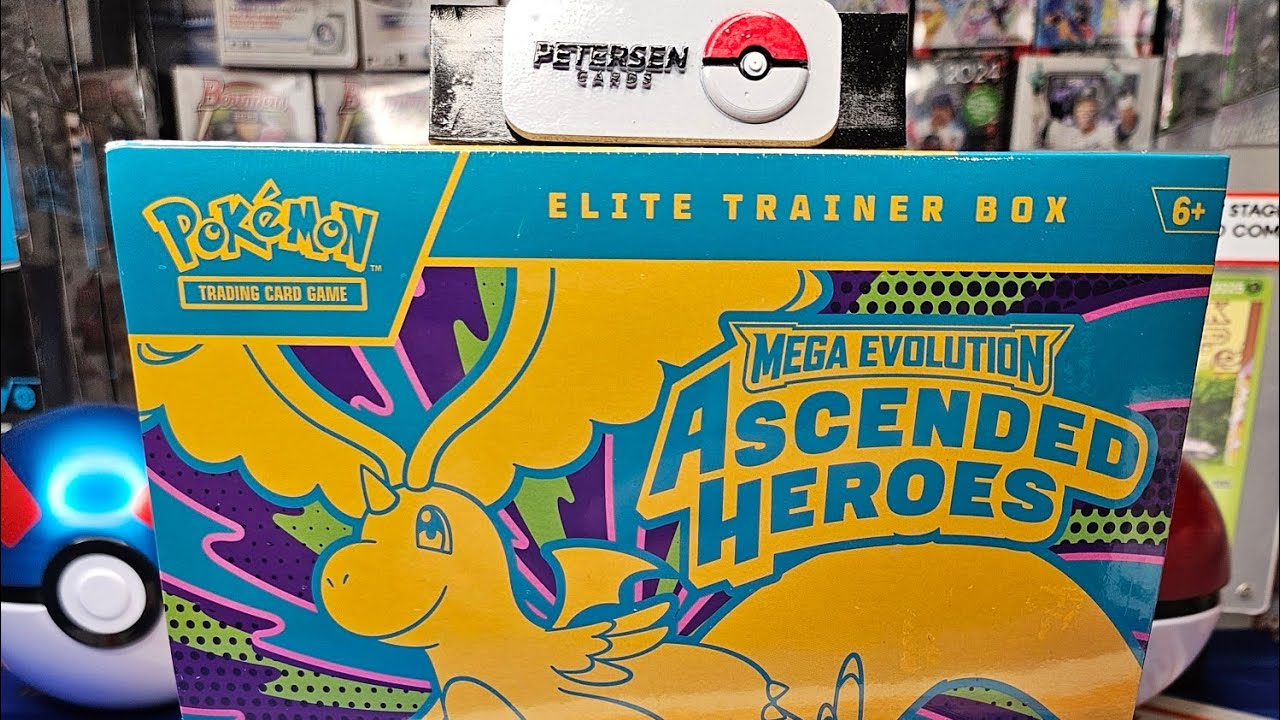 Pokémon ASCENDED HEROES ETB! RELEASE DAY!!!!