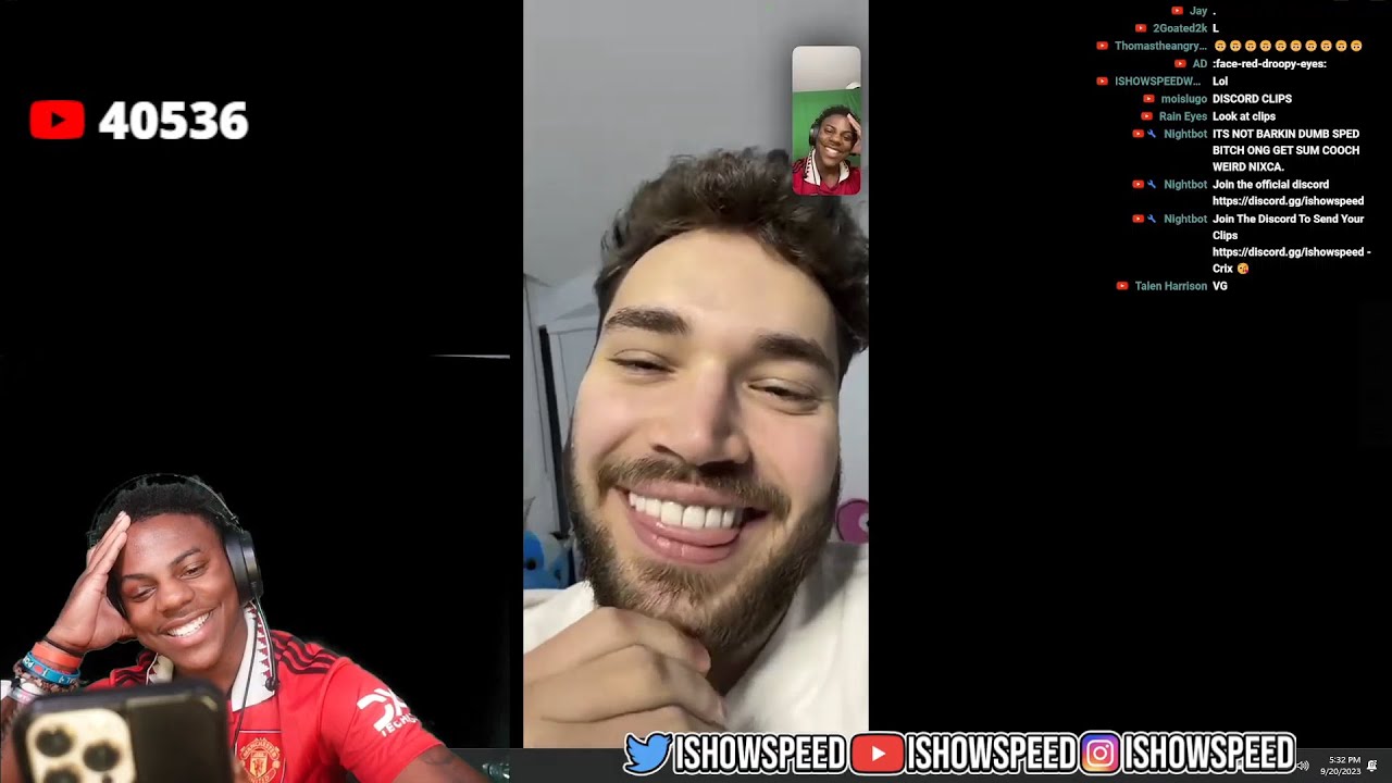 iShowSpeed And Adin Ross Flirt On Facetime 😂