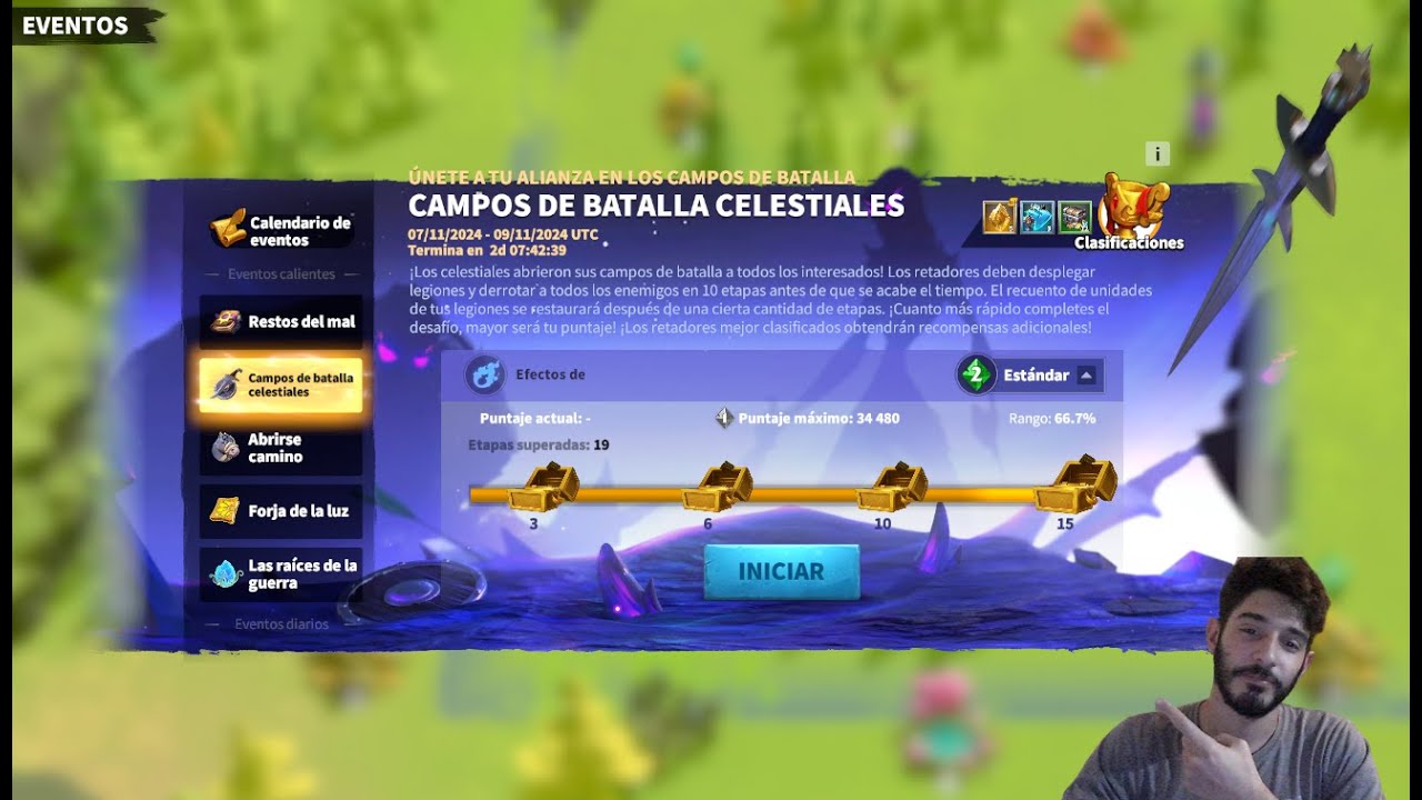 CALL OF DRAGONS - EVENTO - CAMPOS DE BATALLA CELESTIALES !!