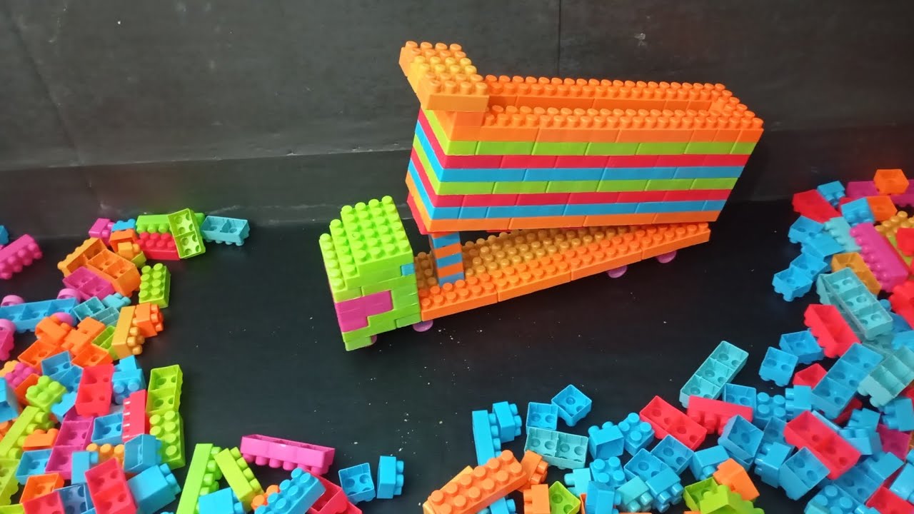 Satisfying DIY Hydraulic Truck ASMR | ASMR Building Blocks #buildingblocks SOJIB U24