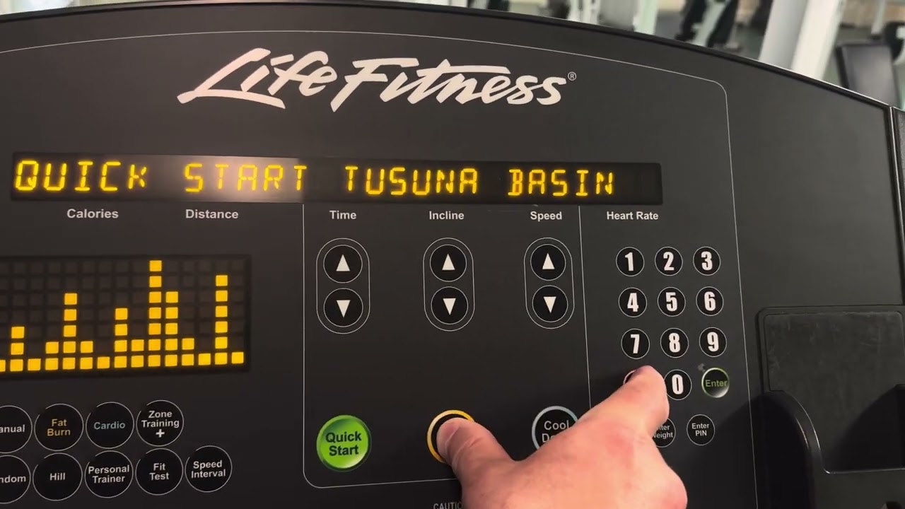 Life Fitness Treadmill - Change the Language and MPH/KPH