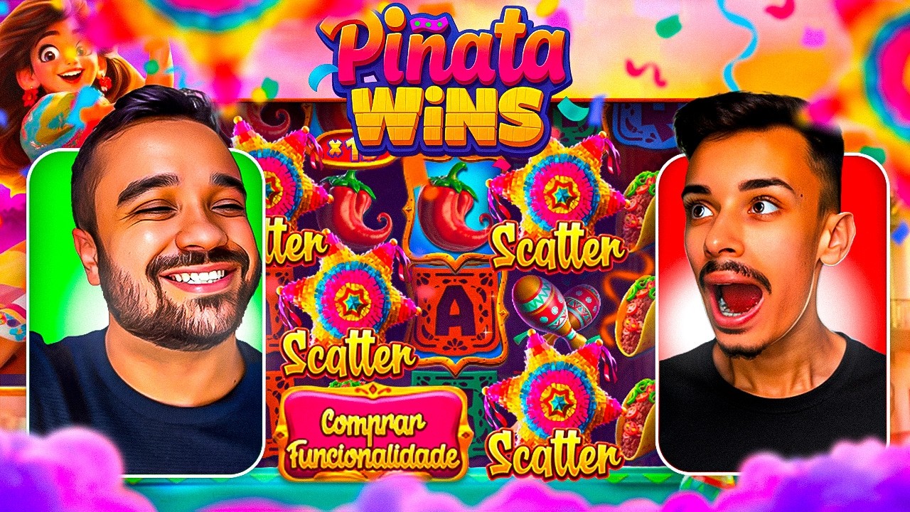 COMPRAMOS 10 *BÔNUS* NO PINATA WINS E ISSO ACONTECEU...