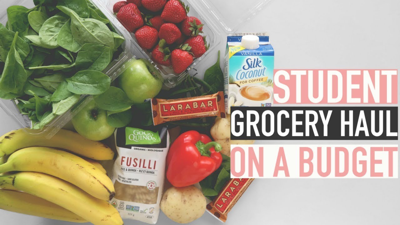 Student GROCERY HAUL on a BUDGET | UNDER $40