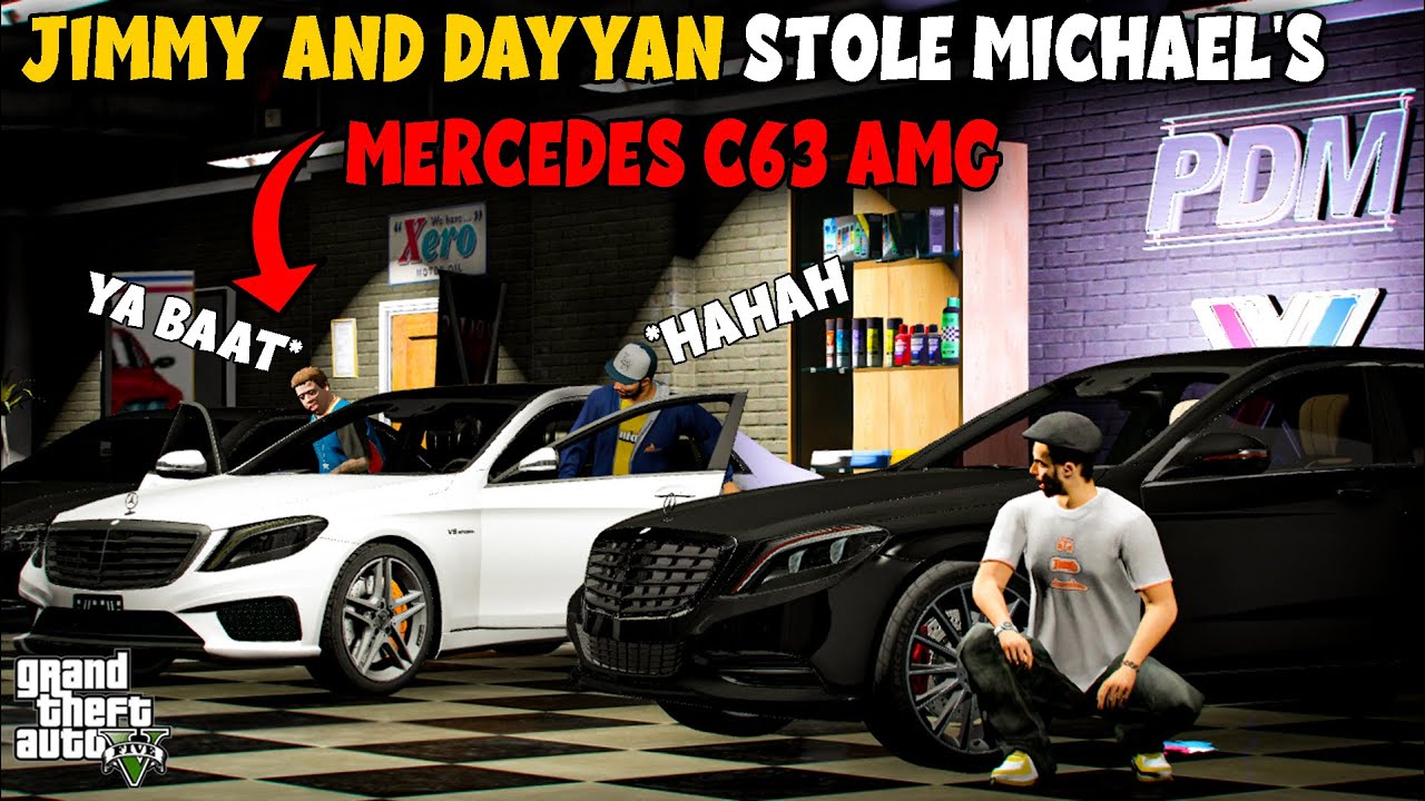 JIMMY AND DAYYAN STOLE MICHAEL'S MERCEDES C63 AMG | TOYOTA COROLLA | NB - EP #35 | GTA 5 PAKISTAN