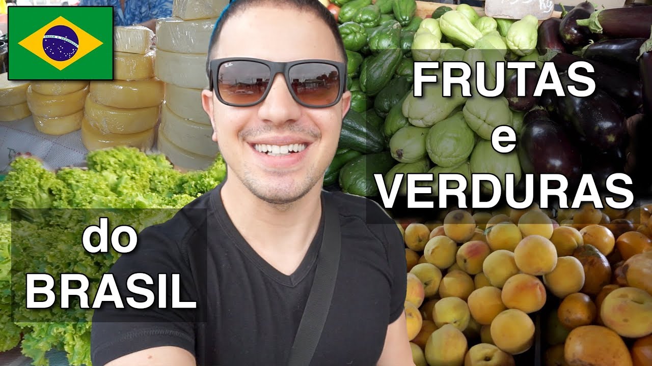 Mi viaje a Brasil 🇧🇷  FRUTAS y VERDURAS - Clases de Portugués - Mi profesor y yo