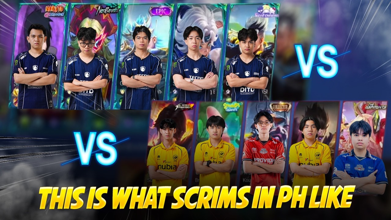 EVEN NORMAL SCRIMS in PH are THIS INTENSE... This is WHY PH is so COMPETITIVE