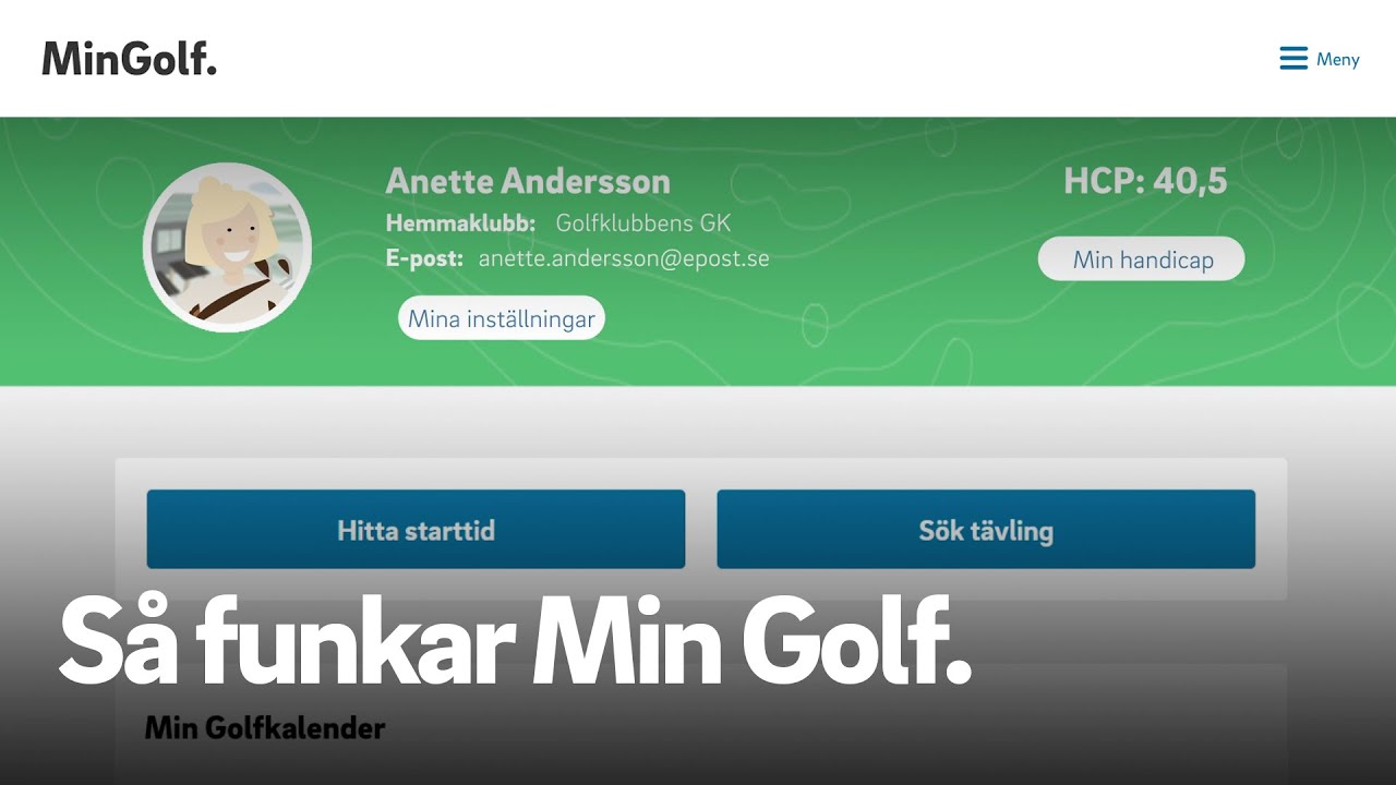 S&aring; funkar Min Golf