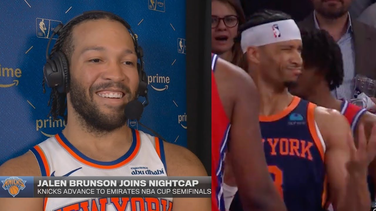 Jalen Brunson jokes about Josh Hart getting robbed for $185,000 😂