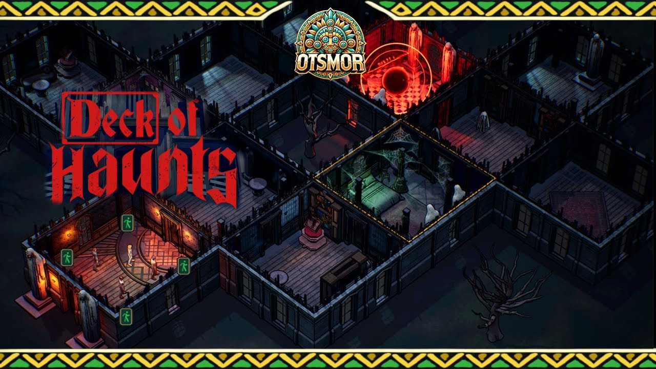 [FR] Démo de Deck of Haunts, un jeu de cartes avec lesquels on controle un manoir