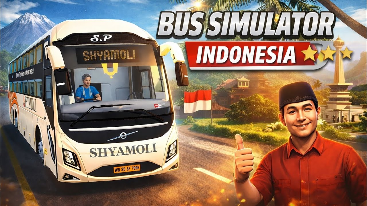 Bus Simulator Indonesia 🇮🇩 (BUSSID) | SHYAMOLI BUS | Carrier Mode 