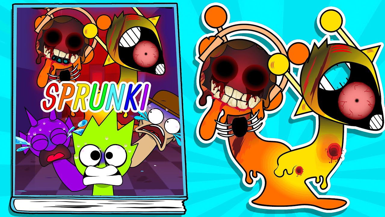 [Paper DIY] Making INCREDIBOX SPRUNKI Game Book 📚 HELP Simon & Oren CREEPY SYMBIOSIS (ASMR)