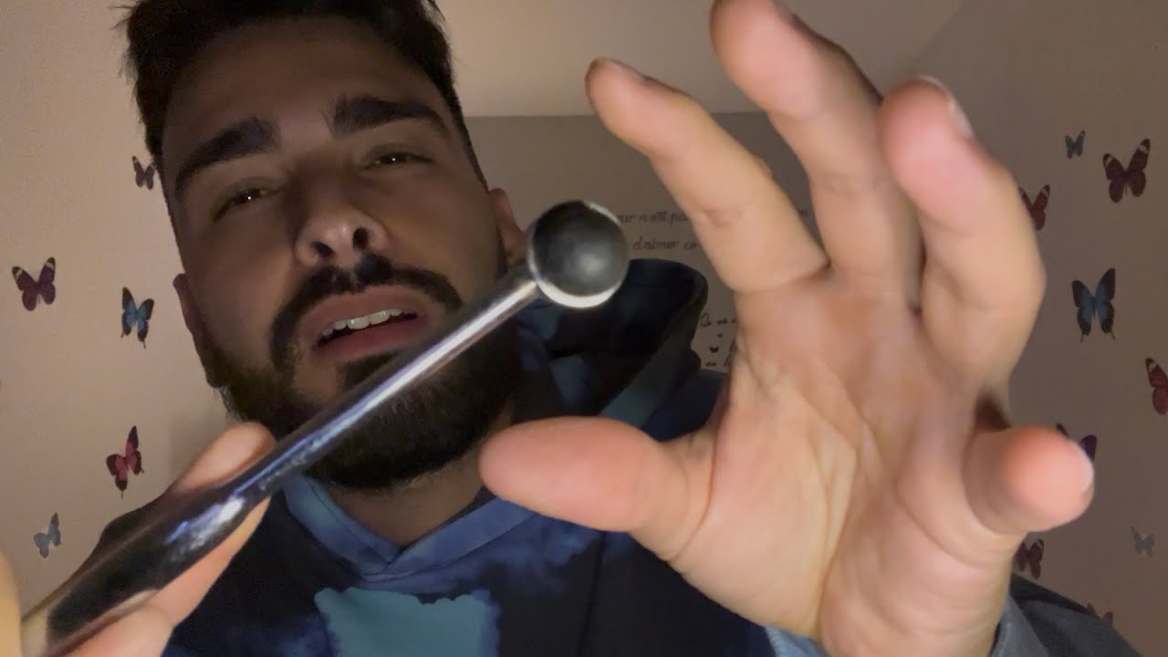 ASMR FR - Test des réflexes 🔨 