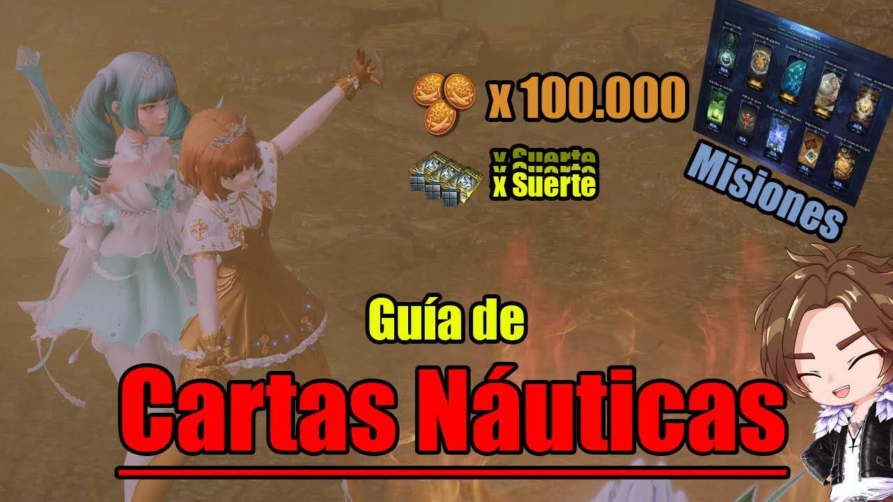 Guía de Cartas Náuticas 1 y 2 - Lost Ark