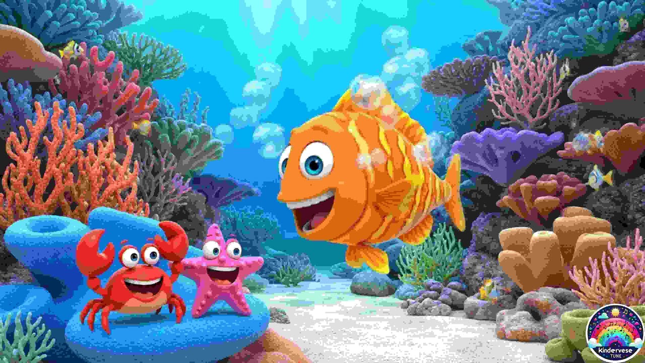kINDERVERSE Cartoon Kids Poem Song🐻🍌🐱 | 3D Cartoon for Kids