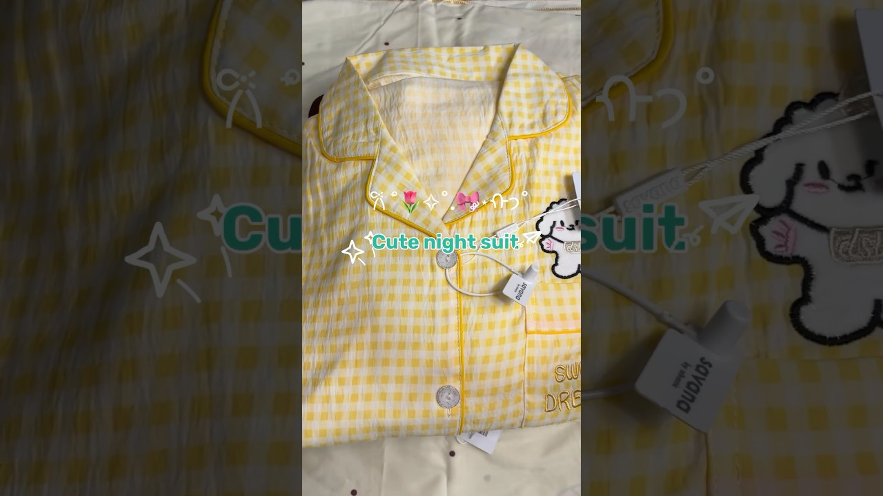 Cute night suit | Savana haul