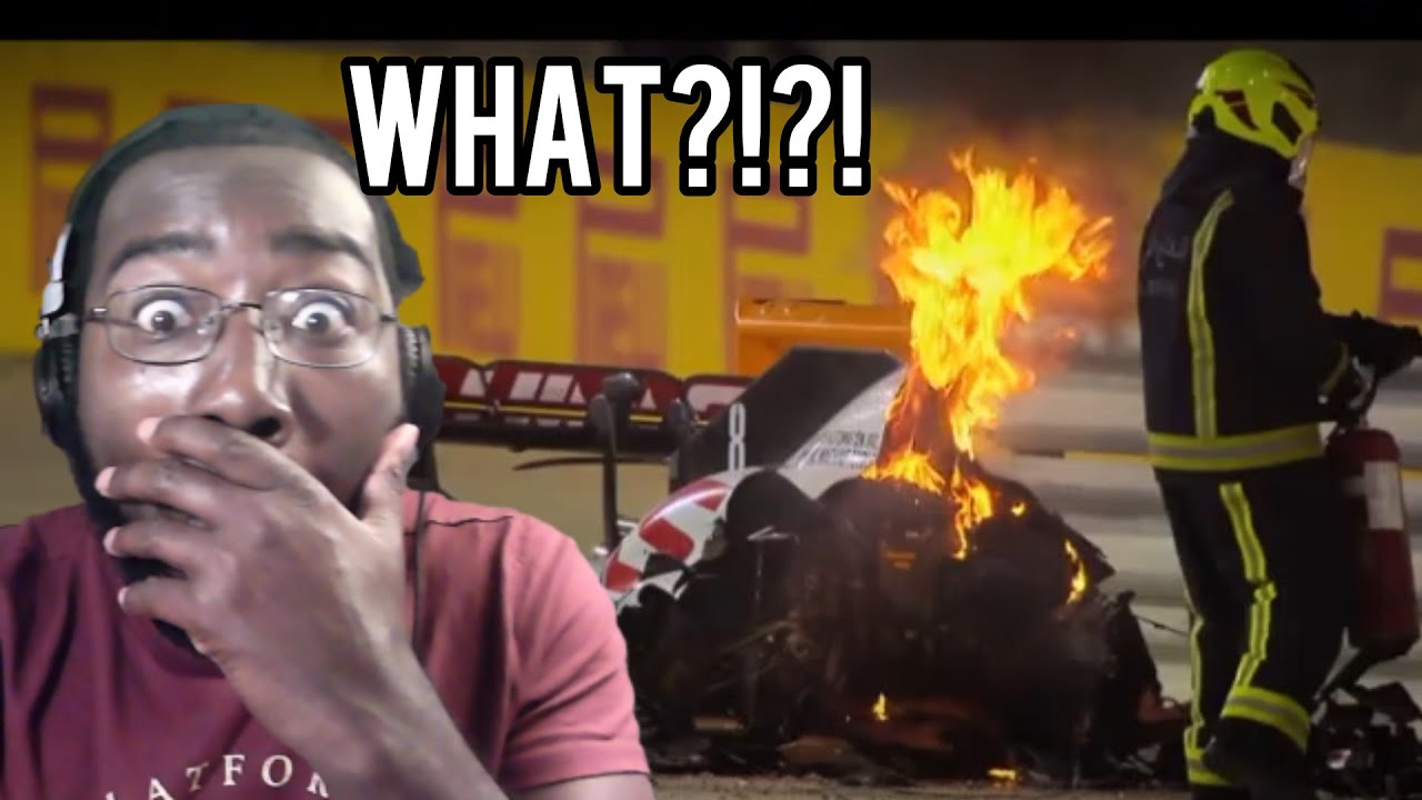 FIRST TIME WATCHING | Grosjean's Insane Fireball Crash | Formula 1: Drive To Survive S3  *WOW*