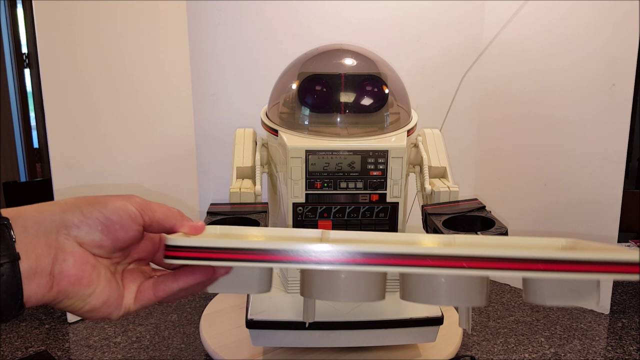OMNIBOT in Action!   Tomy's 1984 Super Cool Personal Robot