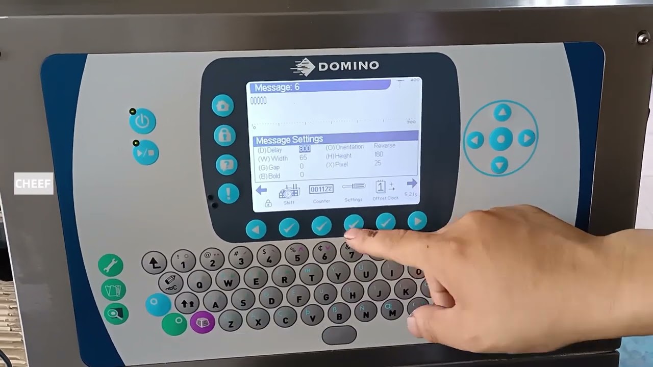 Let's learn the meter setting of Domino A120 or 220 encoder together!