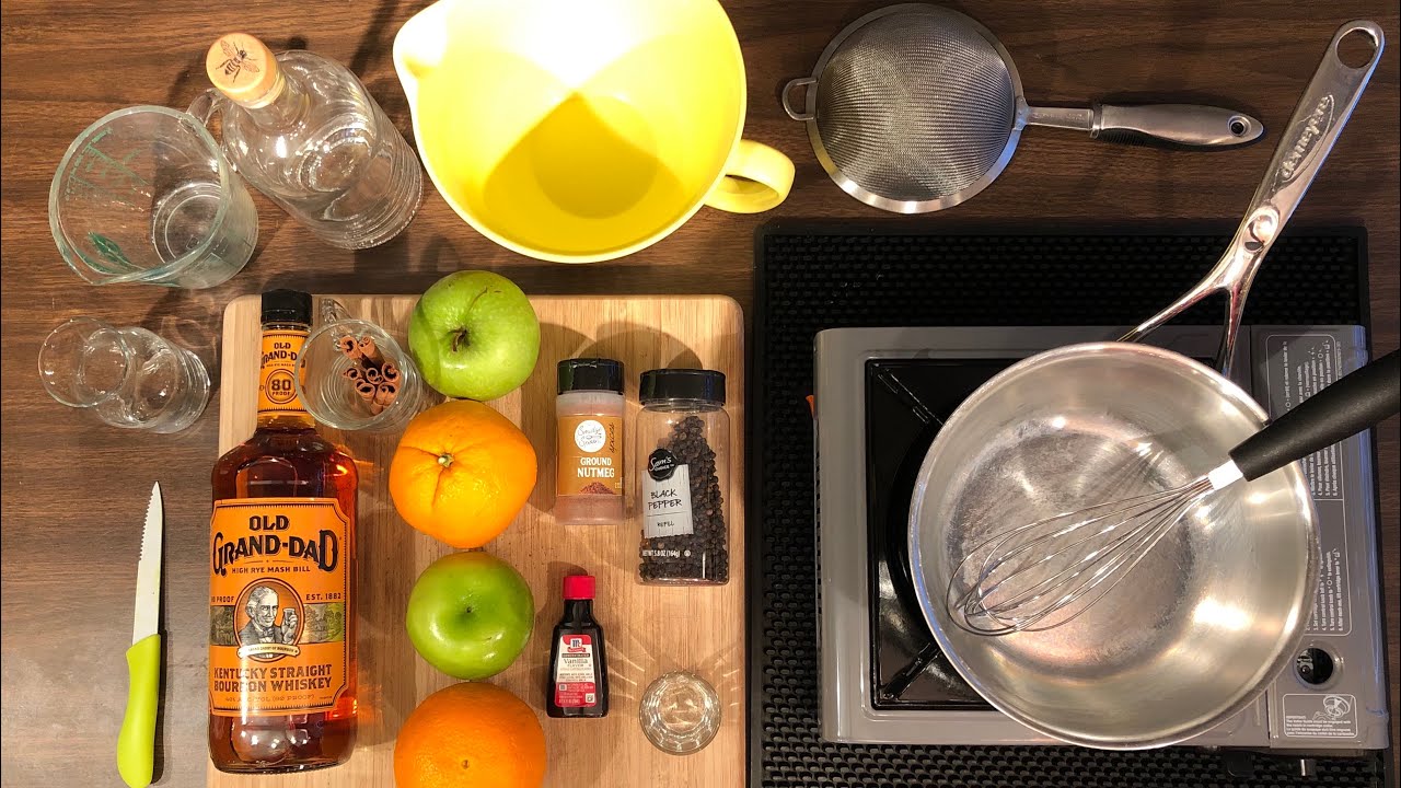 Homemade Fireball,  cinnamon whiskey