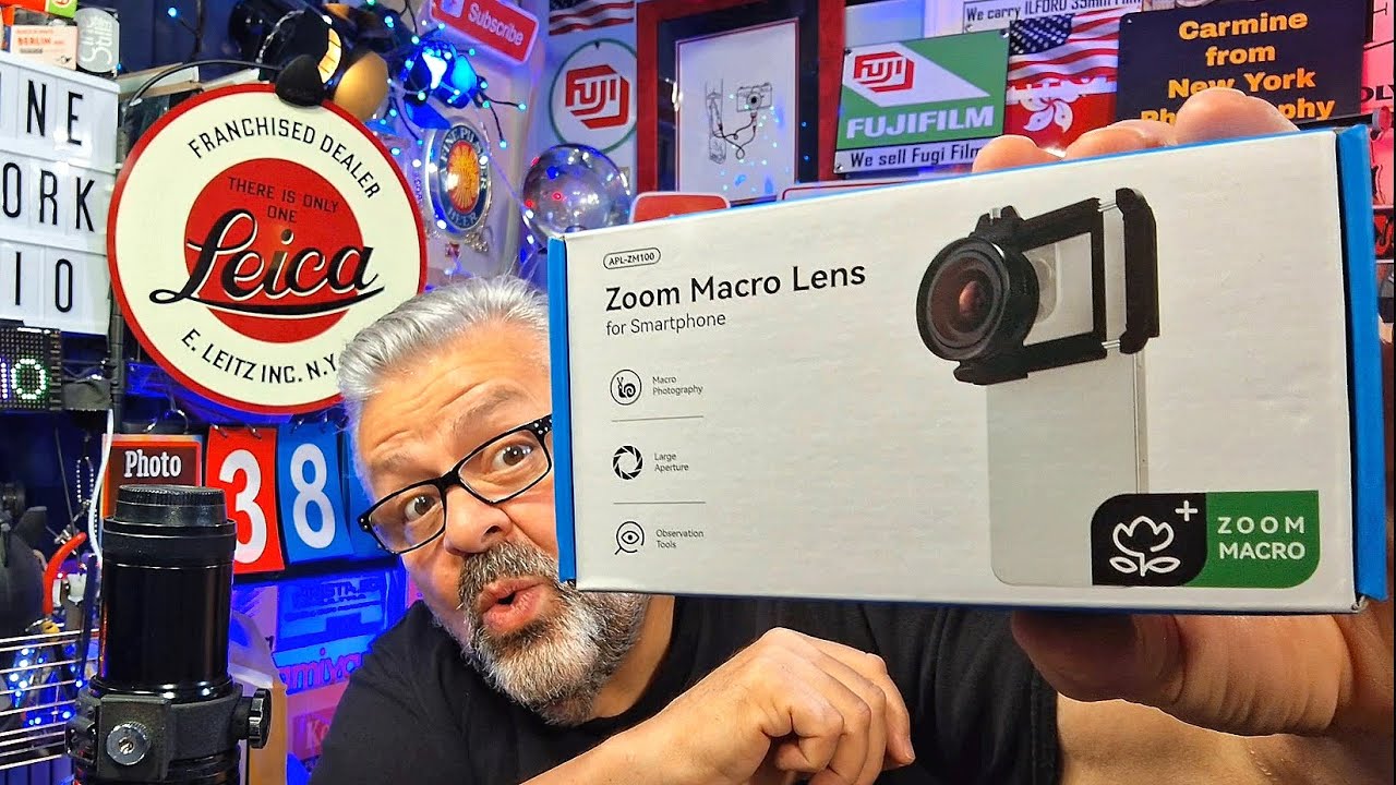APEXEL Zoom Macro Lens f1.05 for Smartphone Cellphone Camera APL-ZM100 Review Photography Class 381