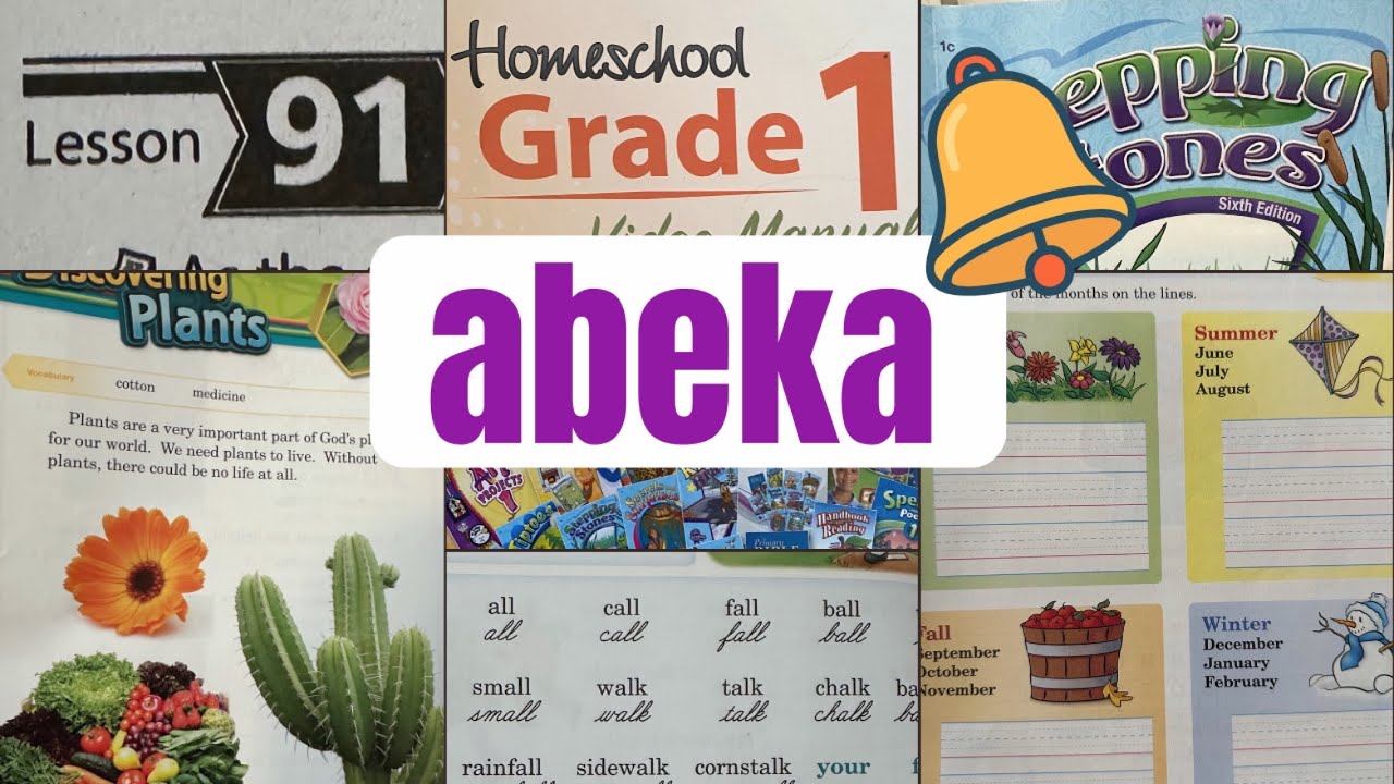 Abeka Christian academy 1st Grade Lesson 91 Homeschool with me