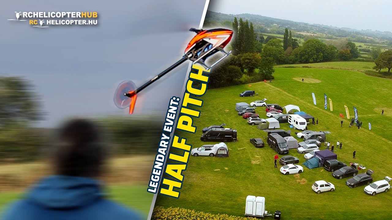 Epic RC heli event: HALF Pitch Fun Fly 2024