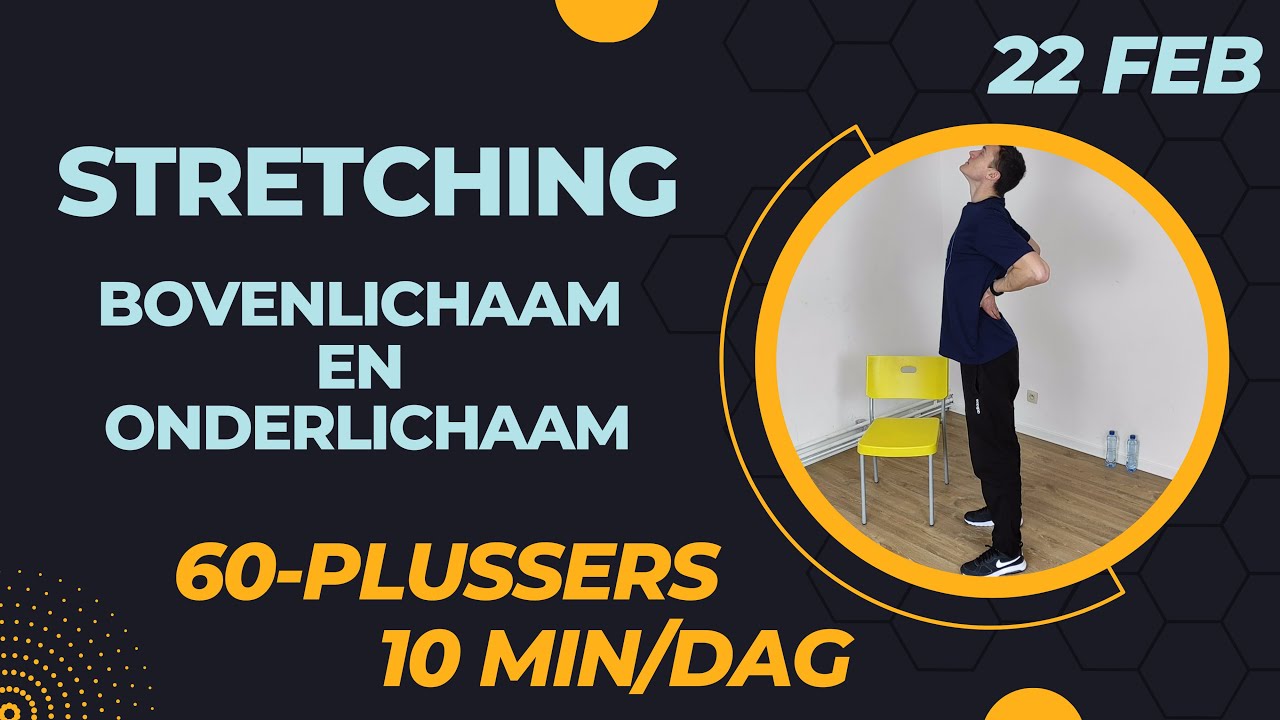 Doe deze STRETCHING 3 keer per week en VOEL HET VERSCHIL - 10 minuten voor 60-plussers!