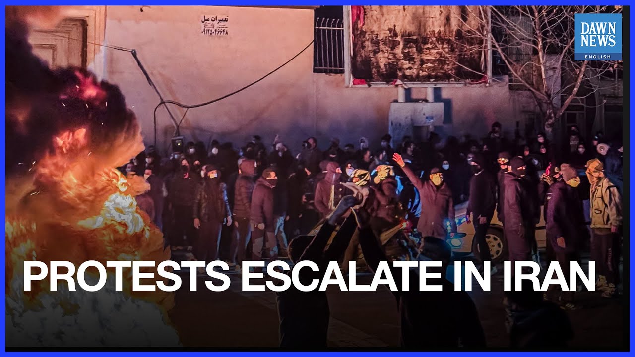 Protests Escalate In Iran As Footage Shows Protesters On Streets, Fires Burning In Mashhad