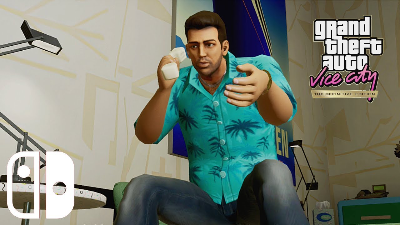 Grand Theft Auto Vice City Definitive Edition — геймплей Nintendo Switch