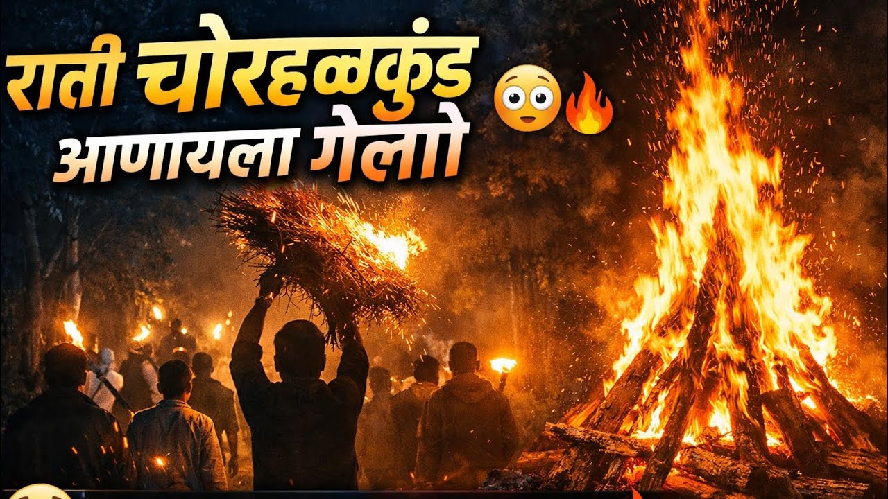 रात्री चोरहळकुंड आणायला गेलो🔥🫣 | Holi Village Tradition | Karesh Khandagale