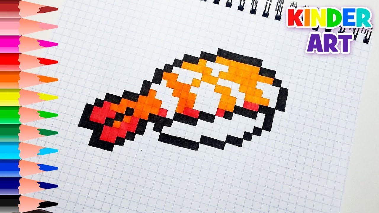 Суши - Рисунки по клеточкам | Sushi - Pixel art