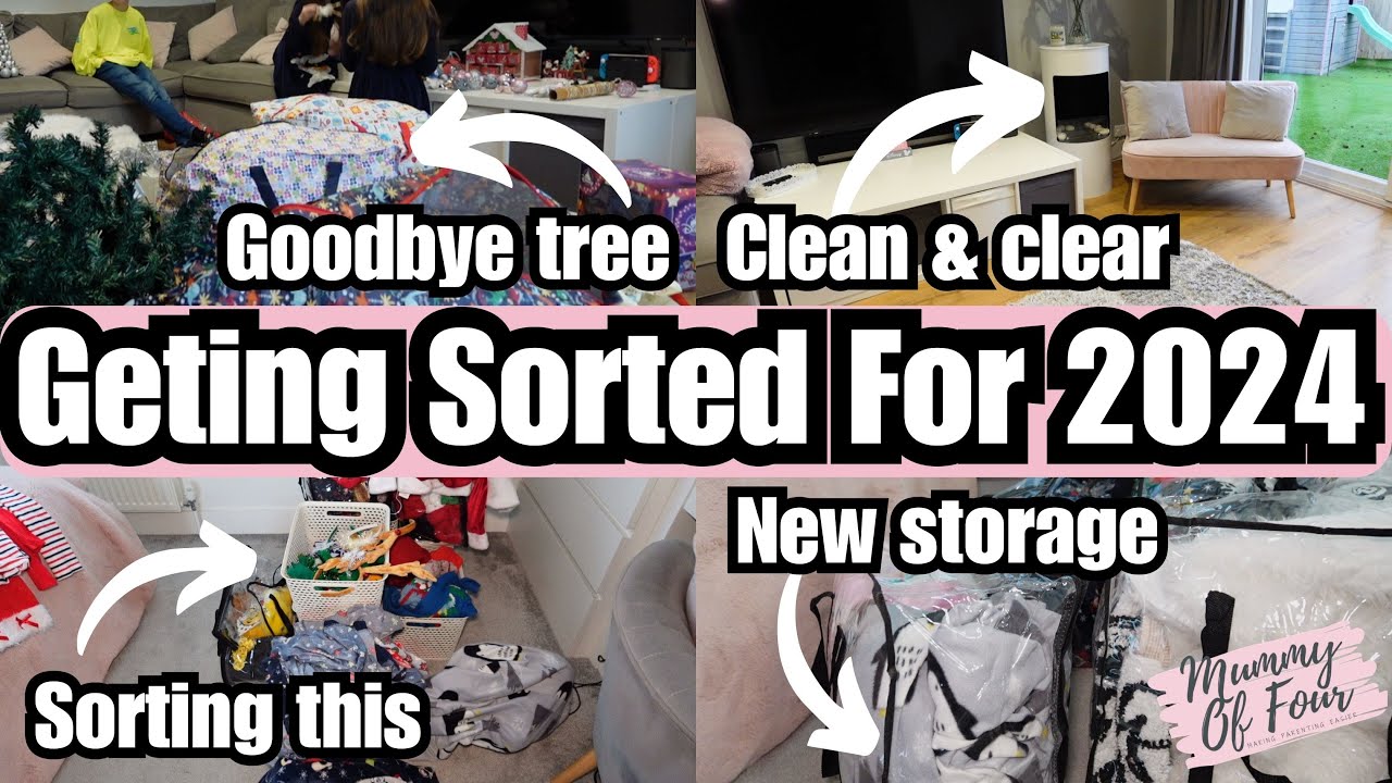 Un Decorate, Clean, Tidy & Organise After Christmas For The New Year With Me
