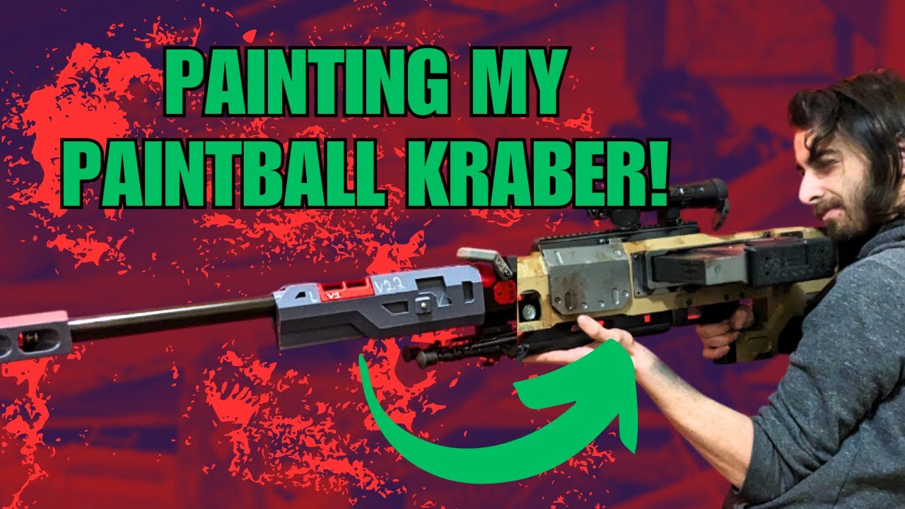 how I painted my Paintball Kraber | Bringing Apex Legends to Life