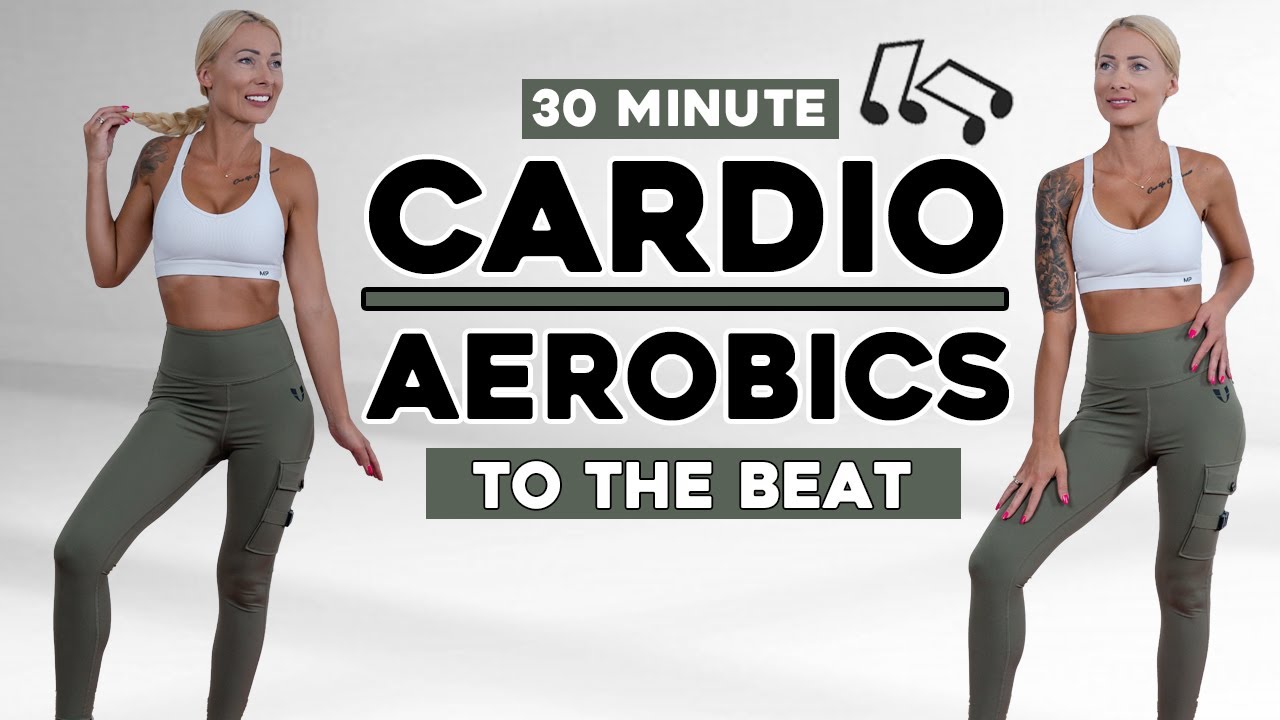 30 min CARDIO AEROBICS WORKOUT ♫ | No Jumping | No Squats | No Repeat | Challenge Your Coordination
