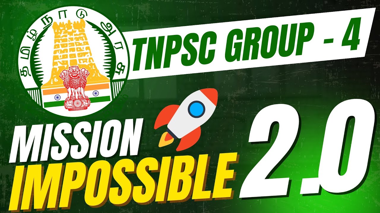 MISSION IMPOSSIBLE - 2.0 | TNPSC Group 4 2025 Crash Course Based on PYQs + 5 Mock Tests!