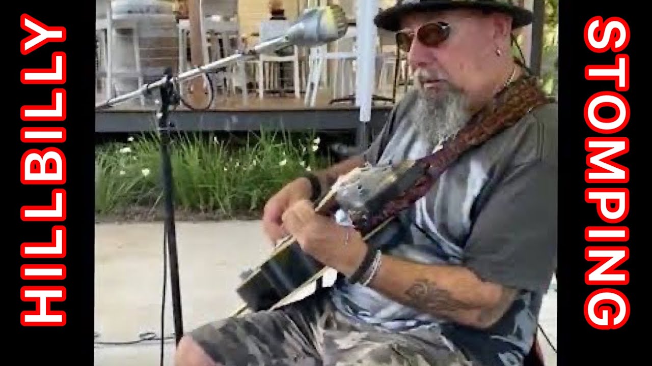 Hillbilly Stom | Bush Techno | Just warming up before tonight's show | Guitar | Didgeridoo | Harp.